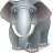 animal, elephant icon