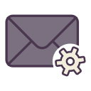 chat, email, envelope, internet, letter, mail, setting svg vector icon