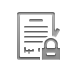 contract,lock icon