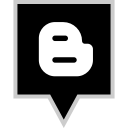 blogger, media, social svg vector icon
