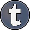 media, social, tumblr svg vector icon