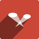 limelight, media, shadow, social, square svg vector icon