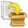 add, archive, files, to, yellow icon