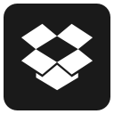 dropbox, media, social svg vector icon