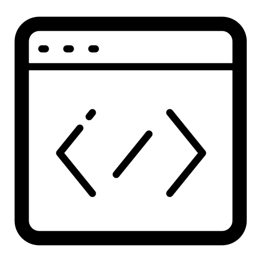 Development, Code svg vector icon
