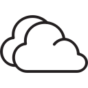 clouds, cloudy, foggy, weather svg vector icon