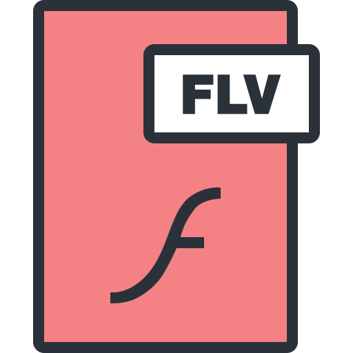 Flv svg vector icon