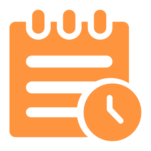 Schedule svg vector icon