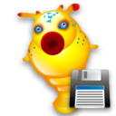 save,cartoon icon