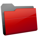 folder,red icon