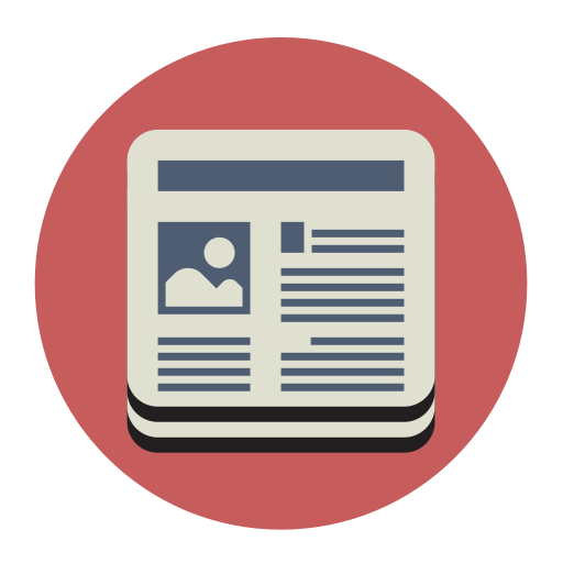 Newspaper News svg vector icon