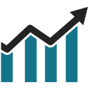 bar chart, business graph, business growth, graph svg vector icon