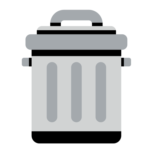 Dustbin svg vector icon