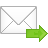 mail, message, send icon