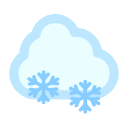cloud, snow svg vector icon