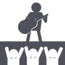 band, festival, music, rock, stage icon