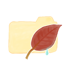 ak, folder, leaf, vanilla icon