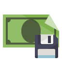bill,diskette icon