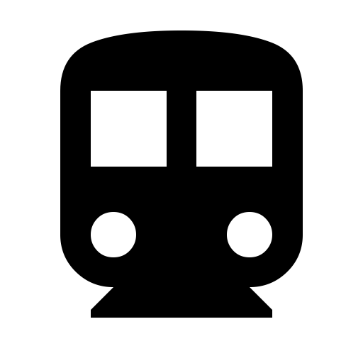 Directions Transit svg vector icon