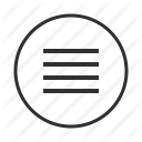control, list, menu, music, player, playlist icon