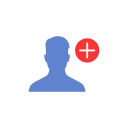 add, add contact, add user, friend request svg vector icon