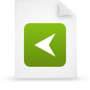 document, file, green, paper icon