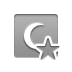 red,crescent,star icon