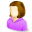 female, user icon