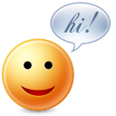 chat,hi,hola,talk,comment,speak icon