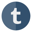 circle, media, social, tumblr svg vector icon