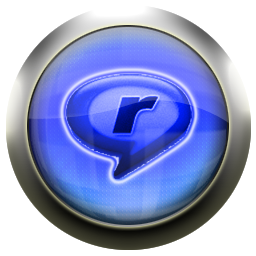 blue,real player icon
