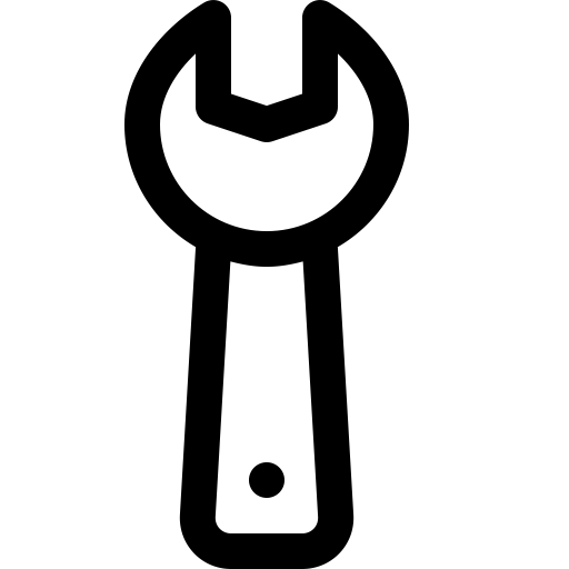font Wrench svg vector icon