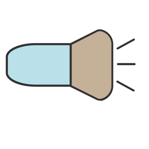 Flashlight svg vector icon