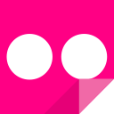 communication, flickr, flickr logo, social media, social network svg vector icon