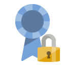 ribbon,lock icon