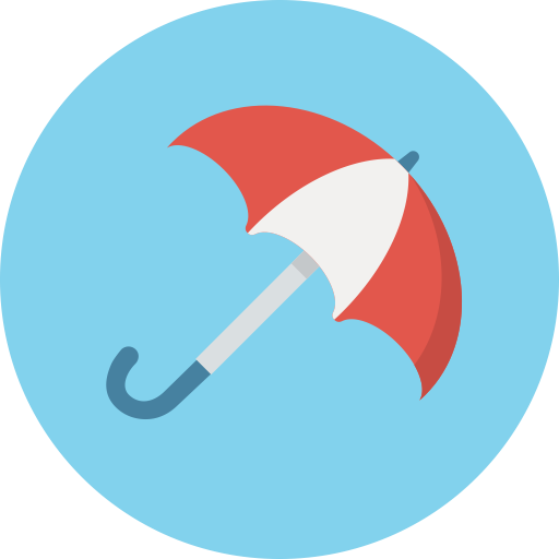 Umbrella svg vector icon