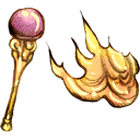 fire,staff icon