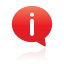 balloon, information, red icon