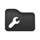 folder, wrench icon