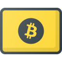 bitcoin, credit, money, online, pay, payments, send svg vector icon