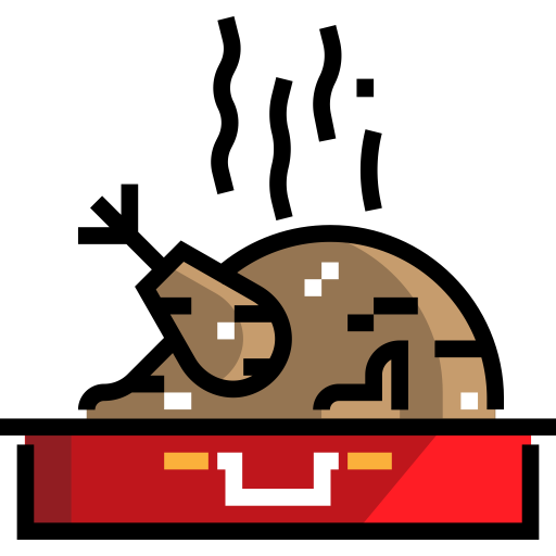 Roast Chicken svg vector icon