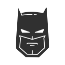 batman, dc character, hero, supe hero svg vector icon