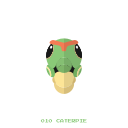 bug, caterpie, kanto, pokemon svg vector icon