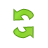 arrow,double,anticlockwise icon