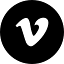 media, social, vimeo, website svg vector icon