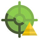 aim,pyramid icon