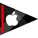 apple, media, online, social svg vector icon