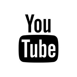 youtube,black icon
