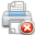 delete, print icon