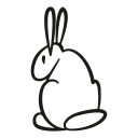 animal, bunny, carrot, easter, food, pet, rabbit svg vector icon